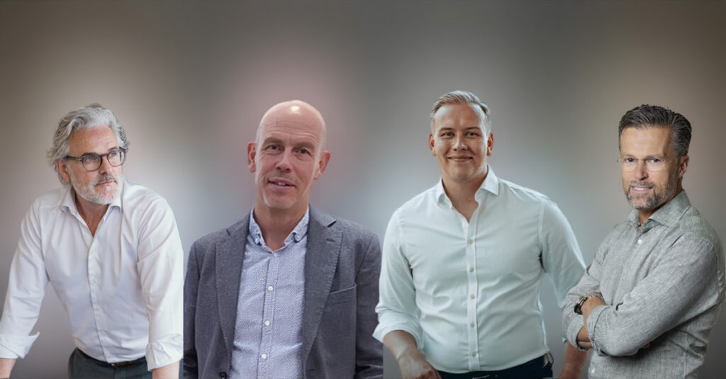 Roine Gabrielsson, CEO Mavera, a Verisk business | Johan Ehrenborg, CEO Claiton | Andreas Martin, CEO Upptec | Niclas Nevenstam, CEO Wisentic